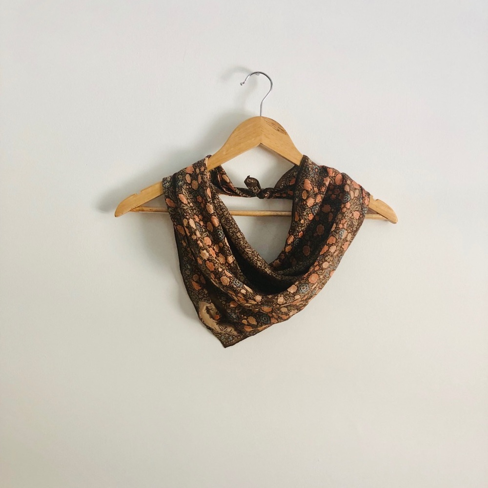 Anthro Vintage Floral Neck  Scarf